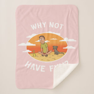 Couverture Sherpa RICK ET MORTY™ Pourquoi ne pas s'amuser