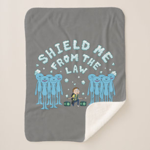 Couverture Sherpa RICK ET MORTY™ Protégez-Moi De La Loi