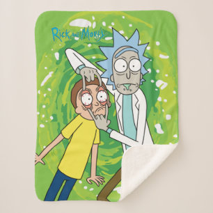 Couverture Sherpa RICK ET MORTY™ Regardez Ça