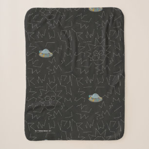 Couverture Sherpa RICK ET MORTY™ Rick Motif Constellation