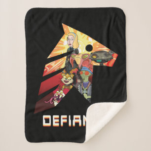 Couverture Sherpa RICK ET MORTY™ Space Beth Defiance Crew