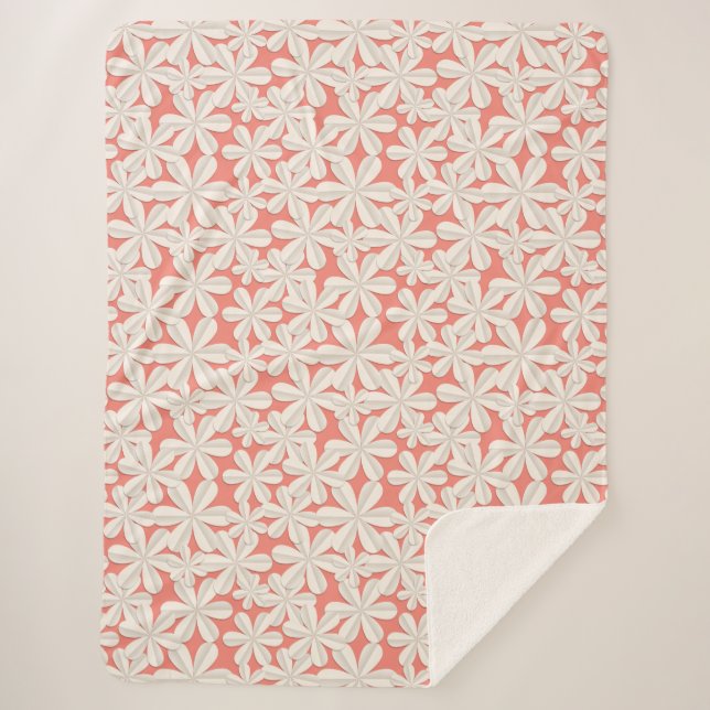 Couverture Sherpa Rien de tel pour beaucoup de fleurs (Devant)