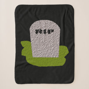 Couverture Sherpa RIP Tombstone Sherpa Blanket