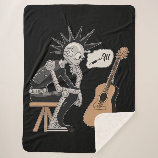 Couverture Sherpa Robot de musique confus (Devant)