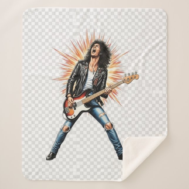 Couverture Sherpa Rock sherpa blanket (Devant)