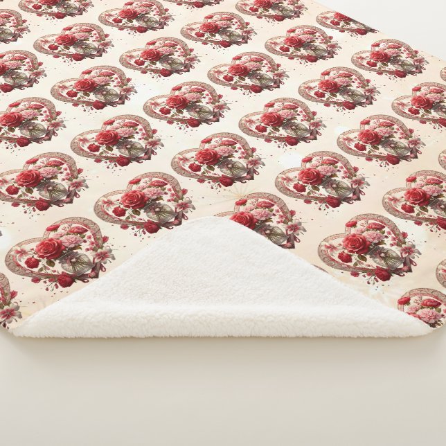 Couverture Sherpa "Rosy Valentine Dreams" (3/4)