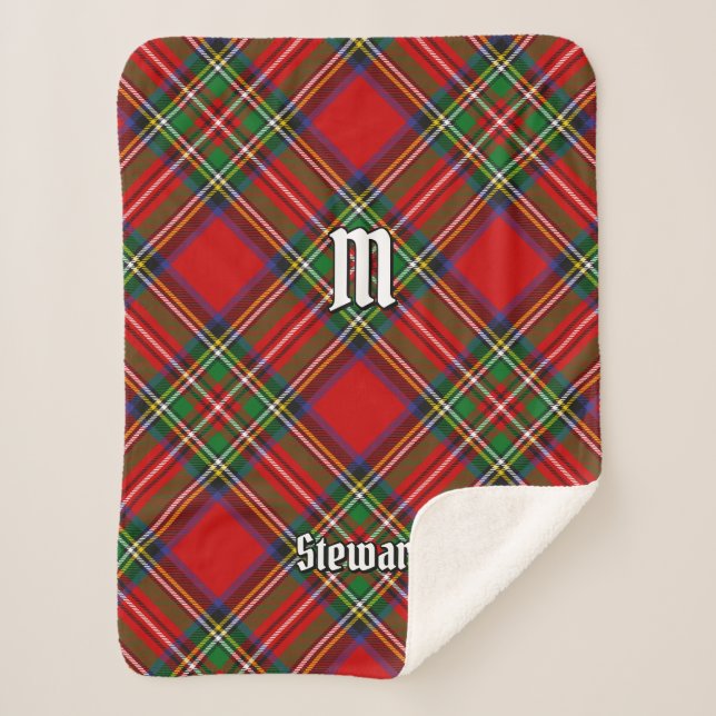 Couverture Sherpa Royal Stewart Tartan (Devant)