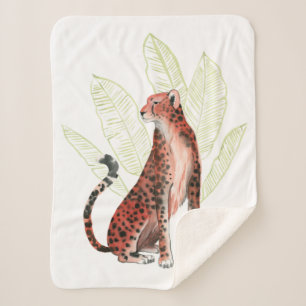 Couverture Sherpa Ruby Runner Leopard