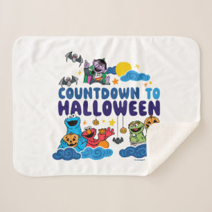 Couverture Sherpa Rue Sésame   Compte à rebours pour Halloween