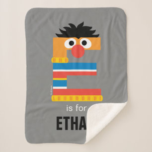 Couverture Sherpa Rue Sésame E est pour Ernie