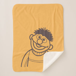Couverture Sherpa Rue Sésame Ernie