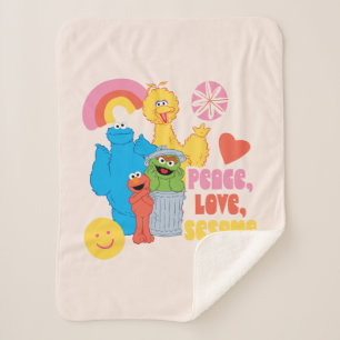 Couverture Sherpa Rue Sésame   Paix, Amour, Sésame