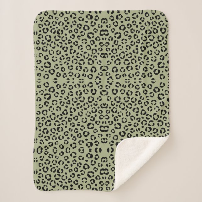 Couverture Sherpa Saged Leopard (Devant)