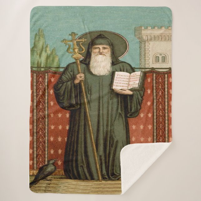 Couverture Sherpa Saint Benoît de Nursie (Devant)