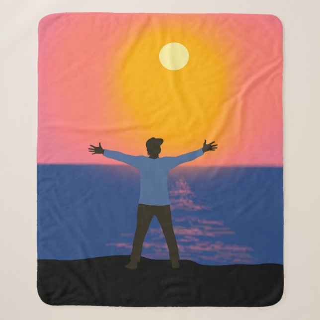 Couverture Sherpa Salutation au Soleil  (Devant)