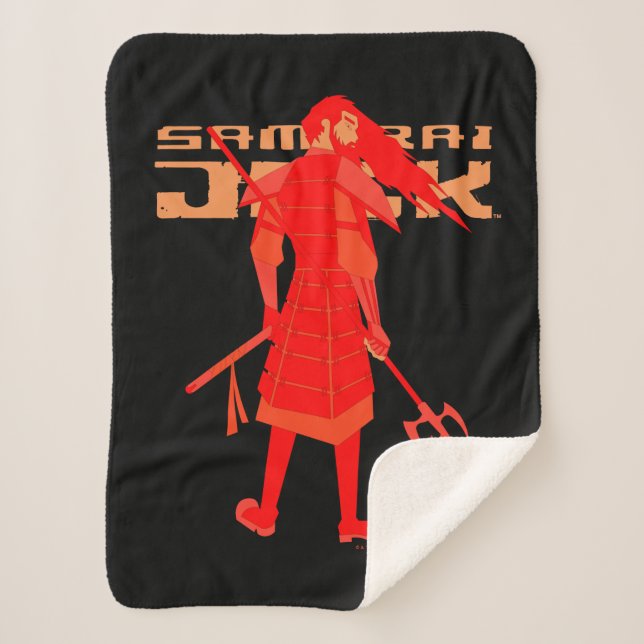 Couverture Sherpa Samurai Jack Red Warrior Graphic (Devant)