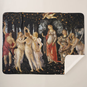 Couverture Sherpa Sandro Botticelli - La Primavera