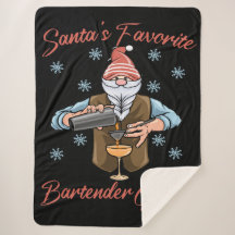 Santas Favori Bartender Gnome
