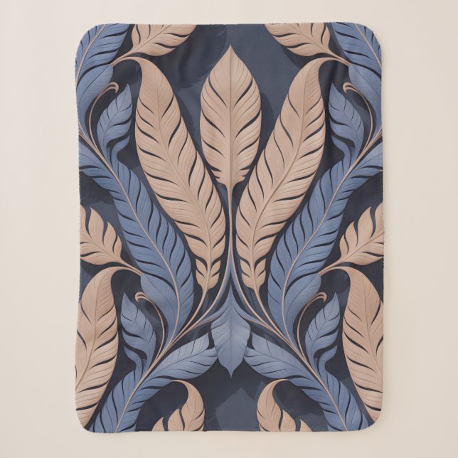 Couverture Sherpa Saraswati Feather Relief (Devant)