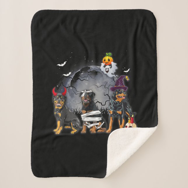 Couverture Sherpa Satan Witch Mummy Halloween Cost (Devant)