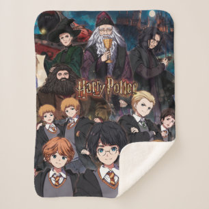 Couverture Sherpa Scène d'ensemble animée HARRY POTTER™