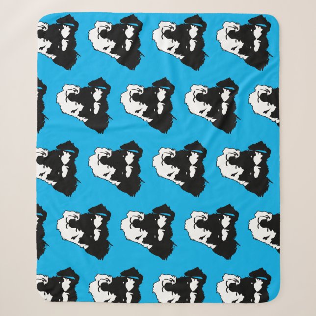 Couverture Sherpa Schnauzer allemand (Devant)