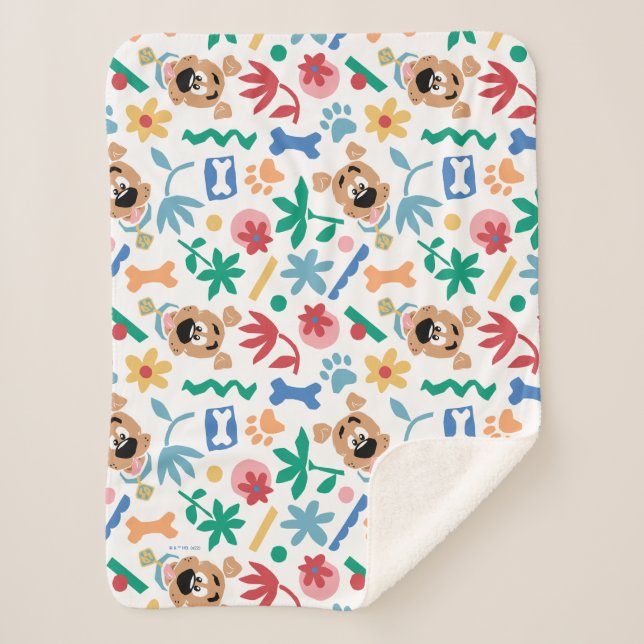 Couverture Sherpa Scooby-Doo | Baby Scooby-Doo So Cute Pattern (Devant)