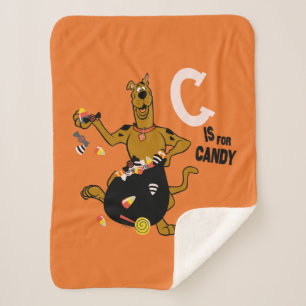 Couverture Sherpa Scooby-Doo C est pour Candy