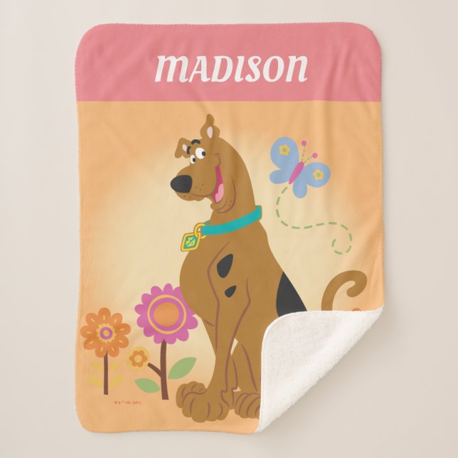 Couverture Sherpa Scooby-Doo Following Butterfly (Devant)