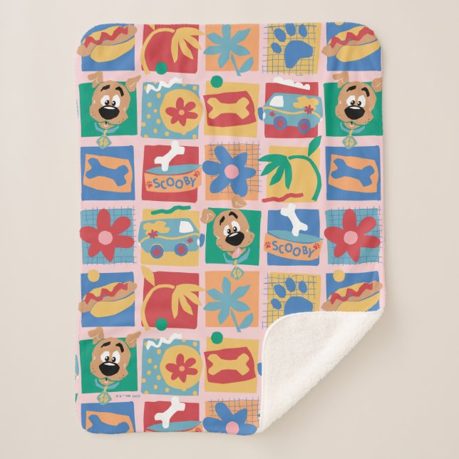 Couverture Sherpa Scooby-Doo | Fun Baby Pattern (Devant)