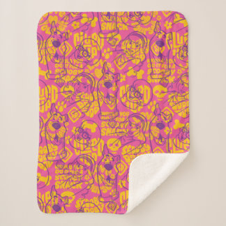 Couverture Sherpa Scooby-Doo | Funky Flower Motif