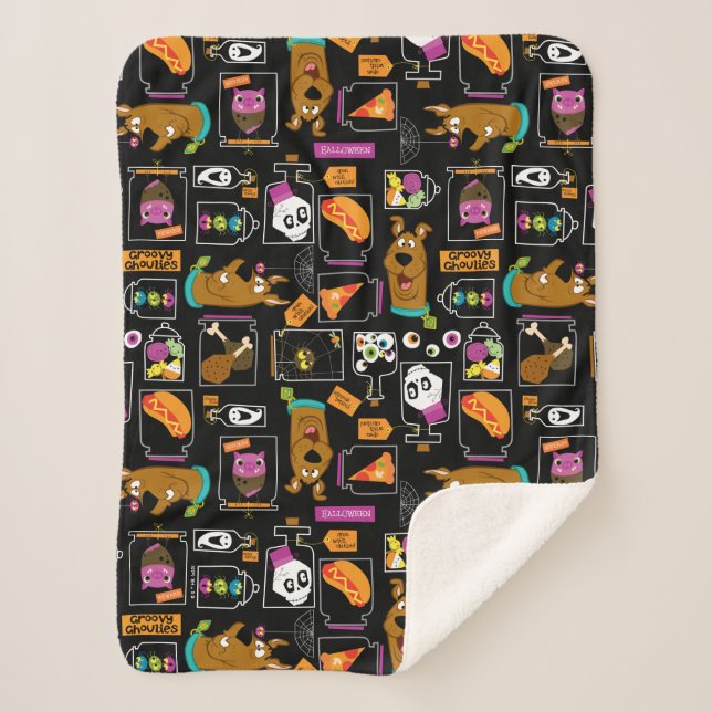 Couverture Sherpa Scooby-Doo | Halloween Scooby-Doo Motif (Devant)