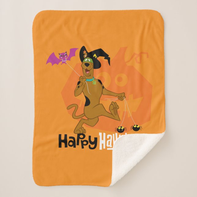 Couverture Sherpa Scooby-Doo | Happy Hauning (Devant)