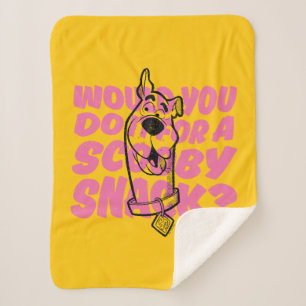 Couverture Sherpa Scooby-Doo Le Feriez-Vous Pour Un Snack Scooby ?