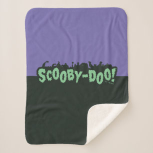 Couverture Sherpa Scooby-Doo ! Logo Monster Silhouette