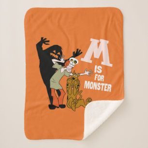 Couverture Sherpa Scooby-Doo M est pour Monster