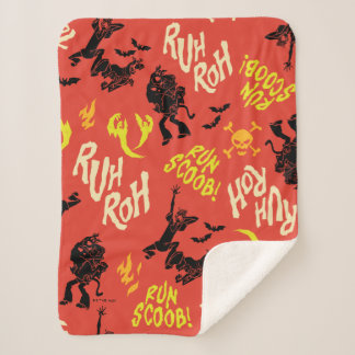 Couverture Sherpa Scooby-Doo | Ruh Roh Run Scoob! Pattern