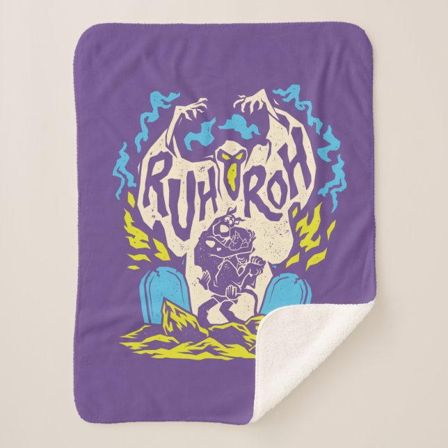 Couverture Sherpa Scooby-Doo | Ruh Roh Scooby & Shaggy (Devant)