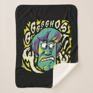 Couverture Sherpa Scooby-Doo Shaggy effrayée
