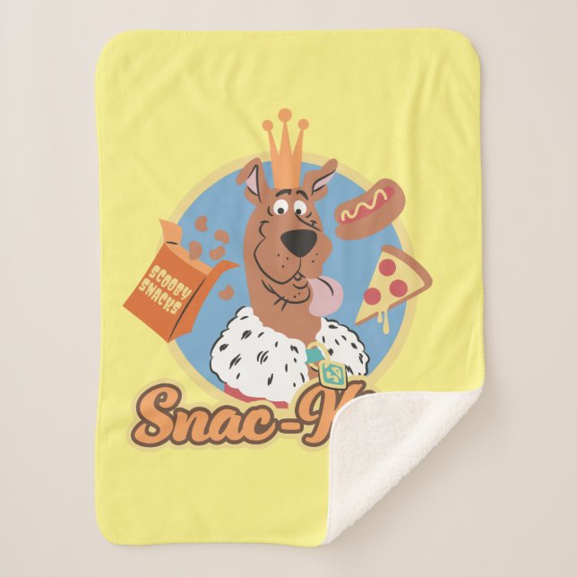Couverture Sherpa Scooby-Doo Snac-King (Devant)