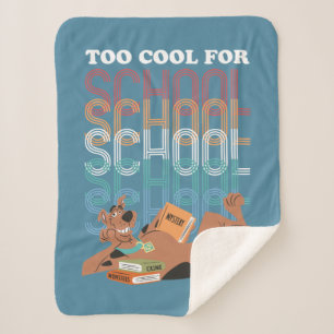 Couverture Sherpa Scooby Doo Trop Cool Pour L'École