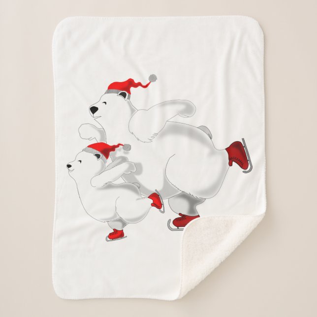 Couverture Sherpa Seigneurs de Noël Baby Sherpa Blanket personnalisa (Devant)