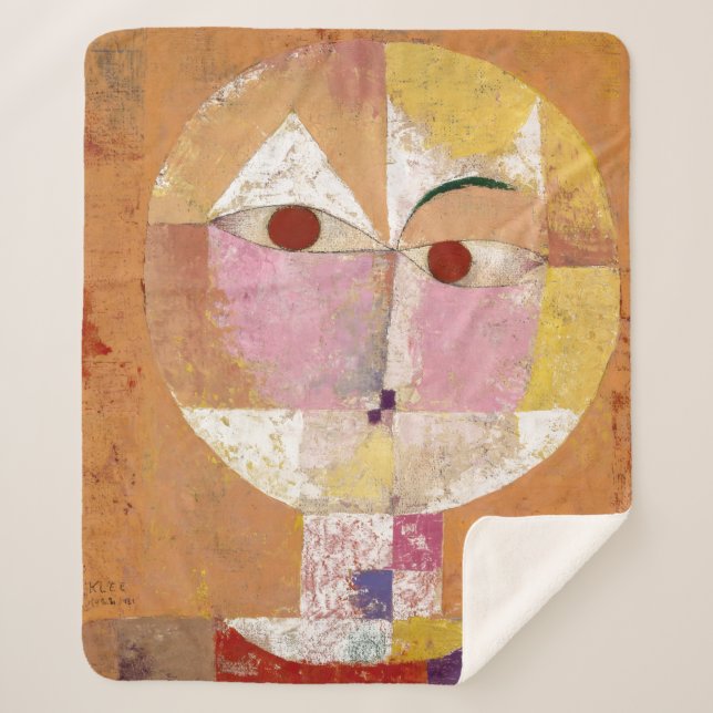 Couverture Sherpa Senecio | Paul Klee | (Devant)