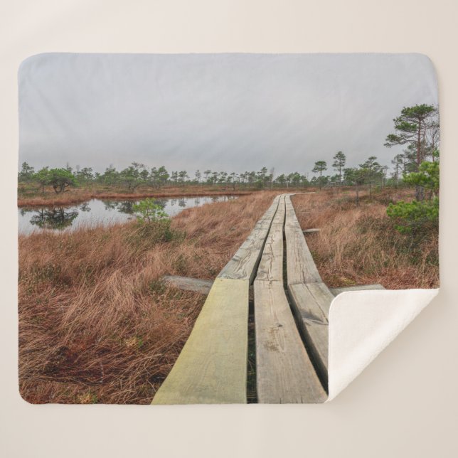 Couverture Sherpa Sentier de randonnée dans le marécage (Devant (Horizontal))