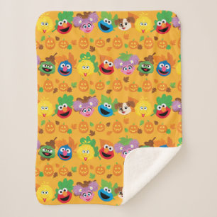 Couverture Sherpa Sesame Street Autumn quitte Motif