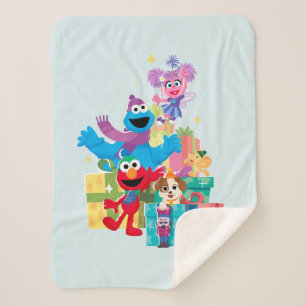 Couverture Sherpa Sesame Street Pals and Presents