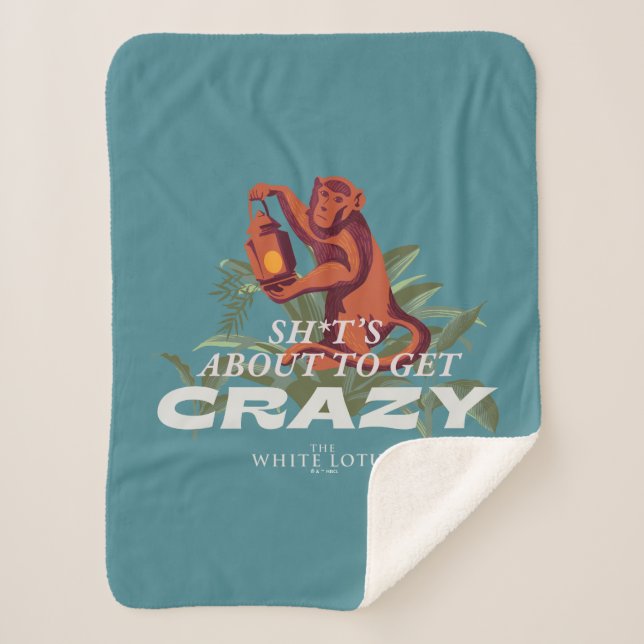 Couverture Sherpa Sh*t est sur le point de devenir fou - Le Lotus Bl (Devant)