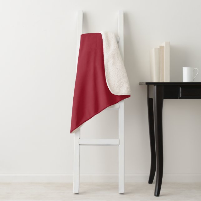 Couverture Sherpa Sherpa Blanket-Grand-Jester Rouge (En situation)