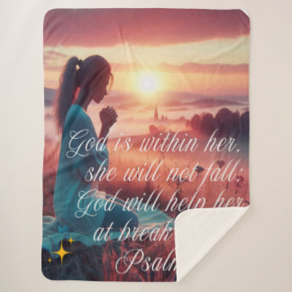 Couverture Sherpa Sherpa Blanket 'Inspirer la Foi'