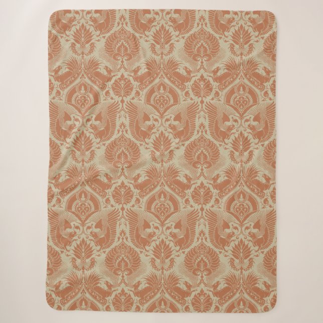 Couverture Sherpa Sherpa Blanket médiévale Damask (Devant)